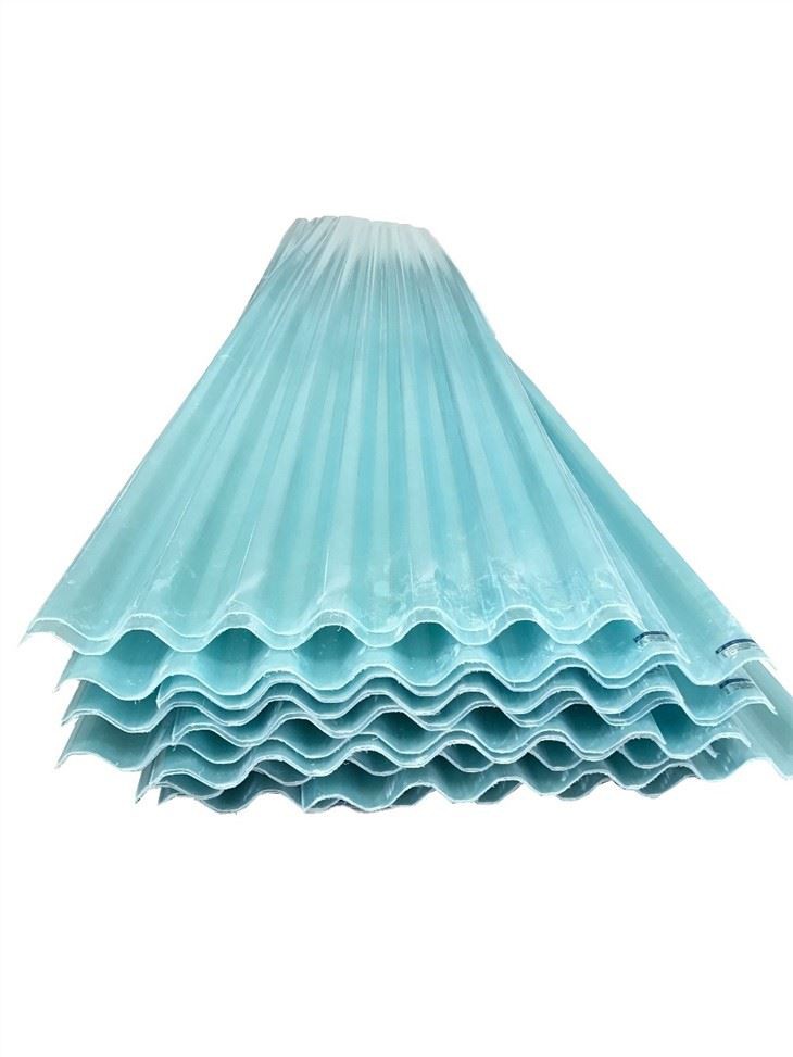 Fiberglass FRP Natural Daylighting Corrugated Sheet
