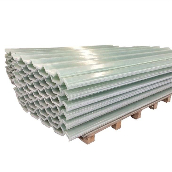 Fiberglass FRP Natural Daylighting Corrugated Sheet